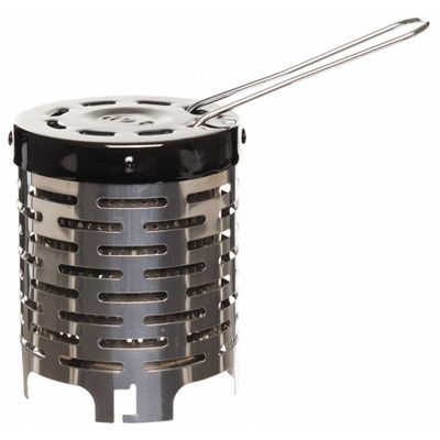 Gas heater for camping kitchens