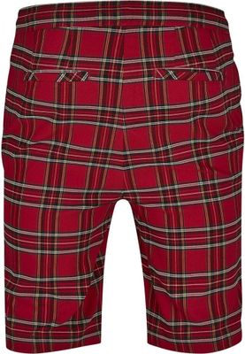 Tartan patterned shorts