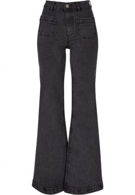 Ladies Vintage Flared Denim Pants