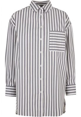 Ladies Oversized Stripe Shirt