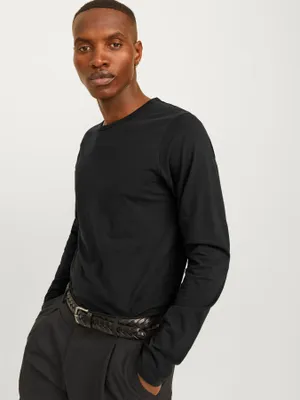 Stretchfit longsleeve herr