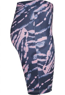 Batik patterned cycling pants