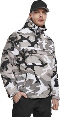 Wind jacket with fleece lining camouflage