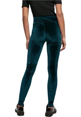 Ladies High Waist Velvet Leggings