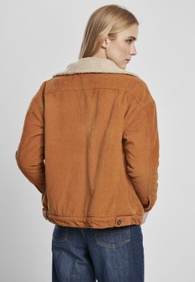 Ladies Oversize Sherpa Corduroy Jacket