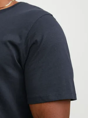 Marinblå Plus Size T-shirt Jack & Jones