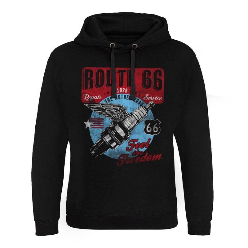 Route 66 Vintage Spark Epic Hoodie Mand