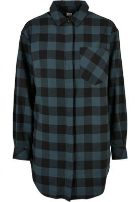 Oversize flannel dress - ladies