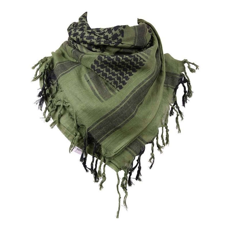 Shemagh olive green / black