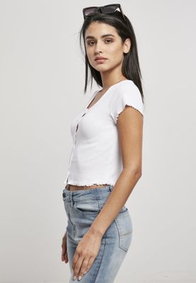 Waist card top with buttons