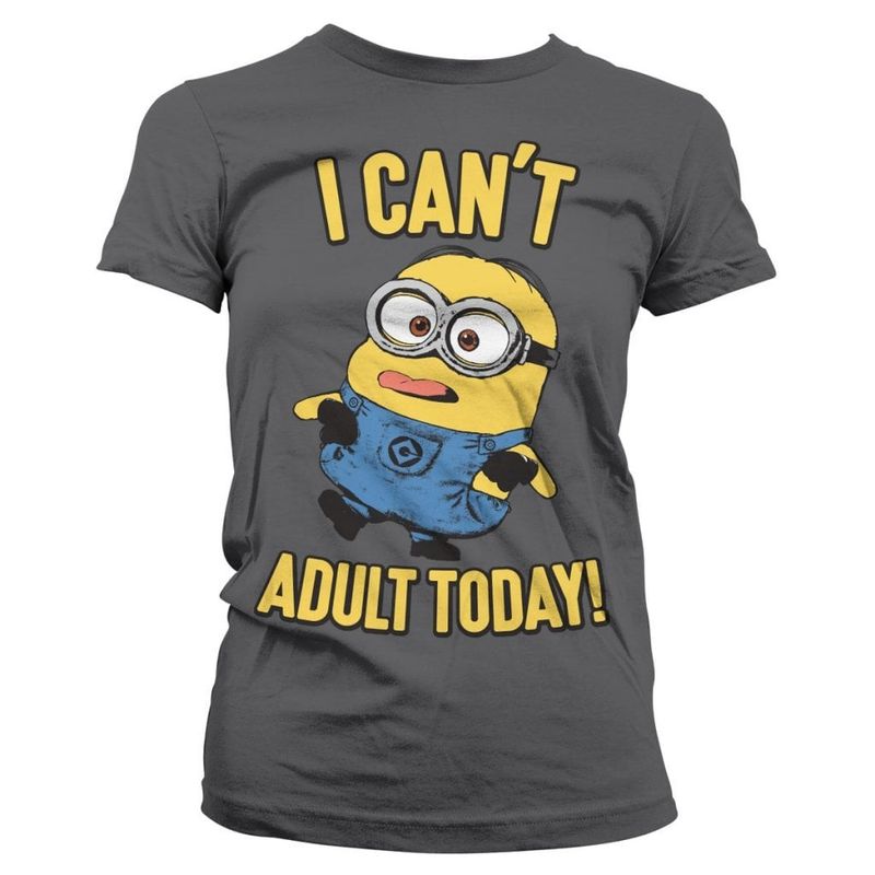 Minions - I Can't Adult Today girly T-shirt