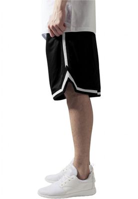 Sporty shorts with stripe mens