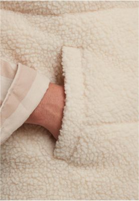 Basic Teddy Puffer västt - Whitesand