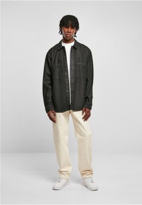 Oversized Denim Pocket Shirt