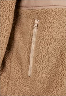 Patched Sherpa Jacket