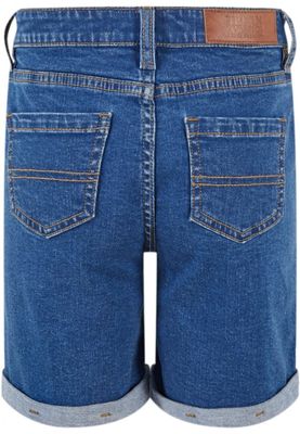 Girls Organic Stretch Denim 5 Pocket Shorts