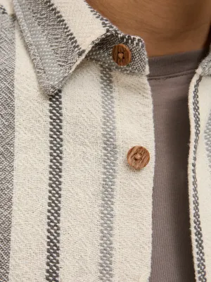 Jacquard Overshirt herr