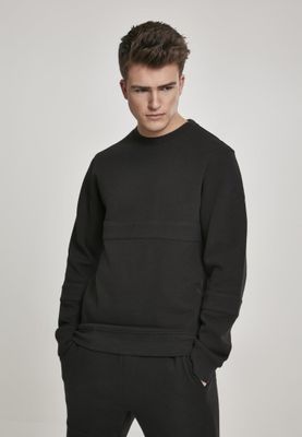 Sweatshirt with knitted fabric