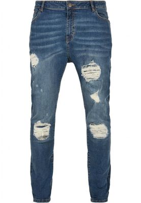 Heavy Destroyed Slim Fit Jeans