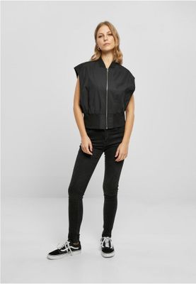 Women's Recycled Short Bomber Vest