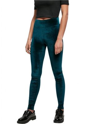 Ladies High Waist Velvet Leggings