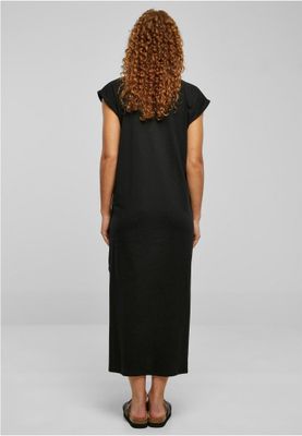 Simple long dress with short sleeves