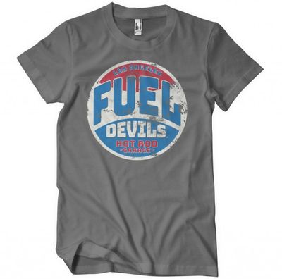 Fuel Devils Hot Rod Garage Patch T-Shirt