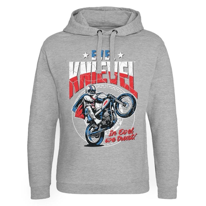 Evel Knievel Wheelie Epic Hoodie Men