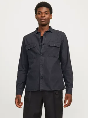 Jeansskjorta regular fit - herr