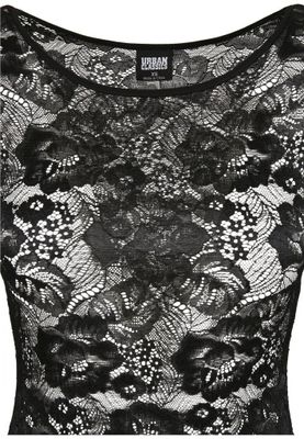 Langærmet bodysuit dame med blonde
