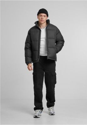 Thick Puffer Jacket Men with High Collar