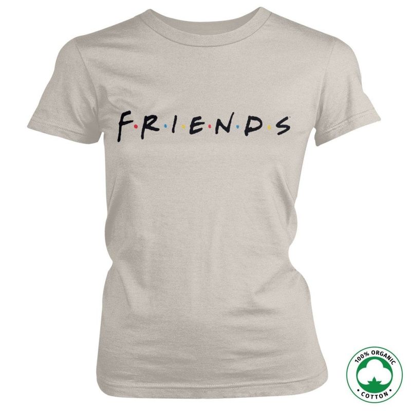Friends Logo Organic Girly Tee