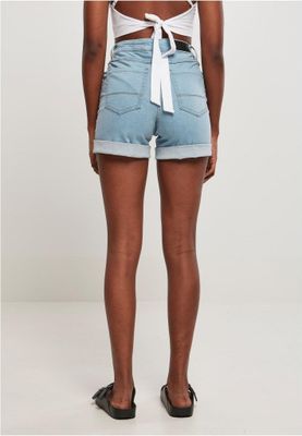 Ladies Organic Stretch Denim 5 Pocket Shorts