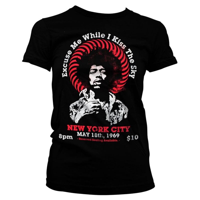 Jimi Hendrix - Live In New York girly T-shirt