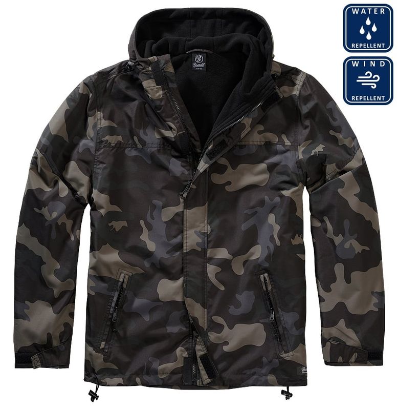 Foret vindjakke i camouflage