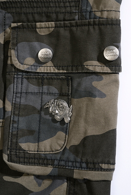 The Number of the Beast, logotyp röd Iron Maiden Number of the Beast Camouflage Byxor – Dark Camo