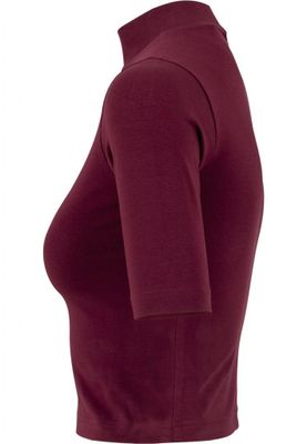 Top with turtleneck neck lady