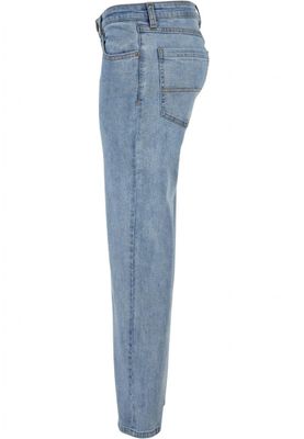 Ladies Low Waist Straight Denim Pants