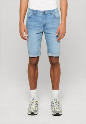 Shorts för herr med basic – new light blue washed tvättad finish