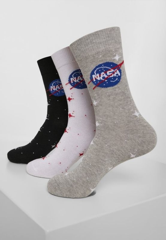 NASA logo socks 3-pack