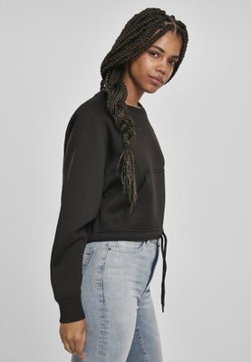 Oversized short raglan shirt