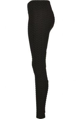 Honeycomb leggings with a high waist