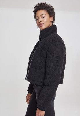 Short teddy jacket lady