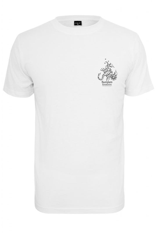 White t-shirt with the zodiac sign Scorpion