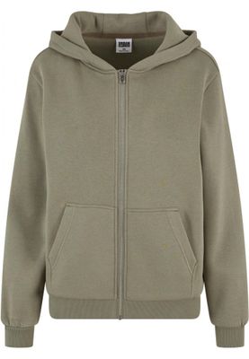 Ladies Fluffy Zip Hoody