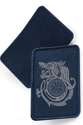 Garm dog - fabric patch with velcro