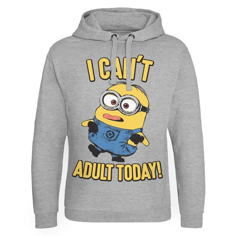 Minions - I Can't Adult Today Epic Hoodie Men