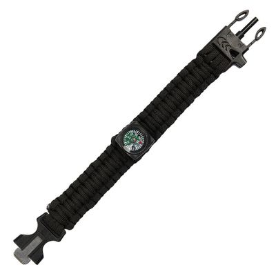 Paracord bracelet with compass