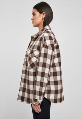 Ladies Flanell Padded Overshirt