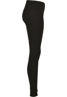 Honeycomb leggings with a high waist